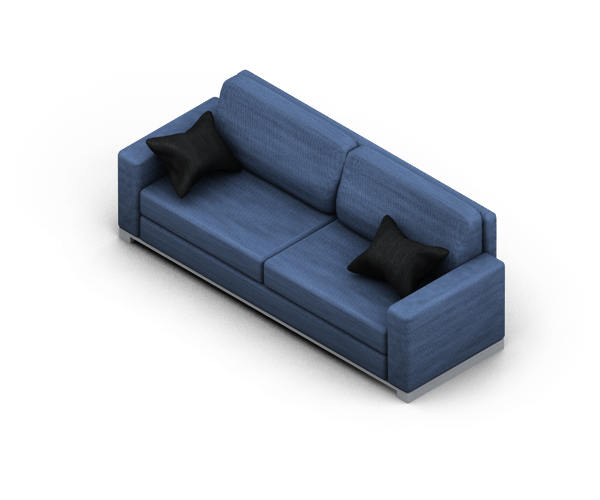Grafika do gier - couch_blue1-4.png