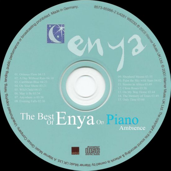 2005 - The Best of Enya on Piano - Enya - The Best of Enya on Piano-CD .jpg