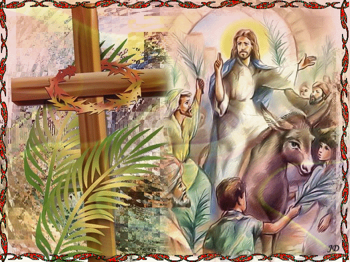 Wielkanoc - Powitanie Jezusa w Jerozolimie.gif