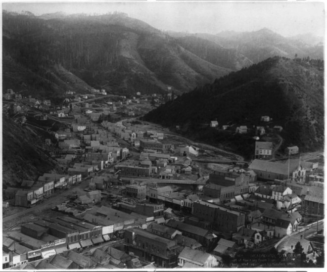 America 1860-1959 - Deadwood, Dakota. A part of the city from Forest Hill.jpg