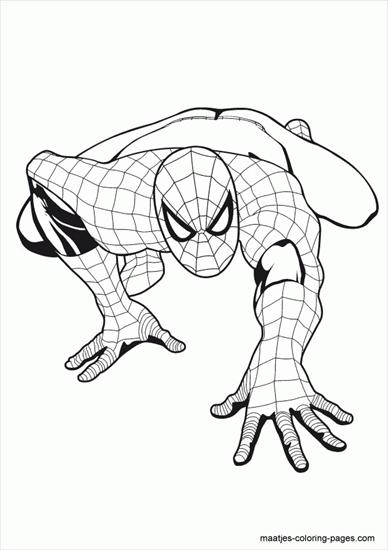 Spiderman kolorowanki - Spiderman - kolorowanka 43.GIF