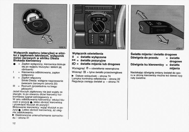 Opel Vectra B - Instrukcja obsługi pl - Instrukcja Obsługi Opel Vectra B - 12.jpg