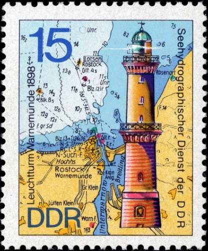 Znaczki pocztowe - NRD - latarnia morska.jpg