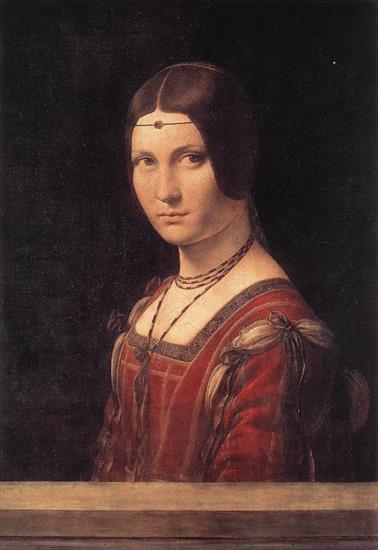 1. 1452 - 1519, Leonardo da Vinci - L. da Vinci, 1490-95, Piękna kowalowa.jpg