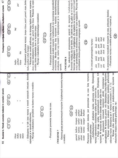 Trudności w czytaniu i pisaniu - ćw. Zakrzewskiej - 66-67.jpg
