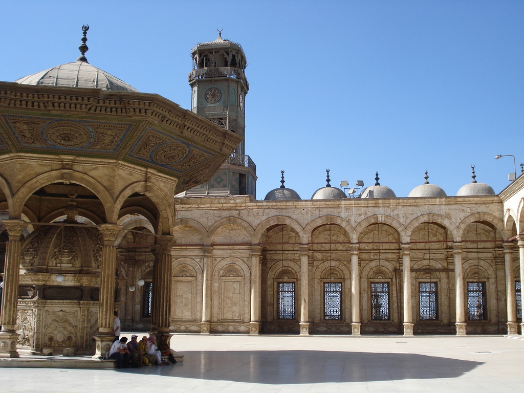 Architektura - Muhammad Ali Mosque in Cairo - Egypt courtyard.jpg